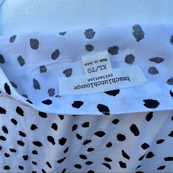 beachlunchlounge Polka Dot Sleeveless Dress Size XL - Picture 6 of 6